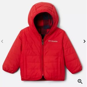 Columbia Infant Double Trouble™ Reversible Jacket-Mountain Red